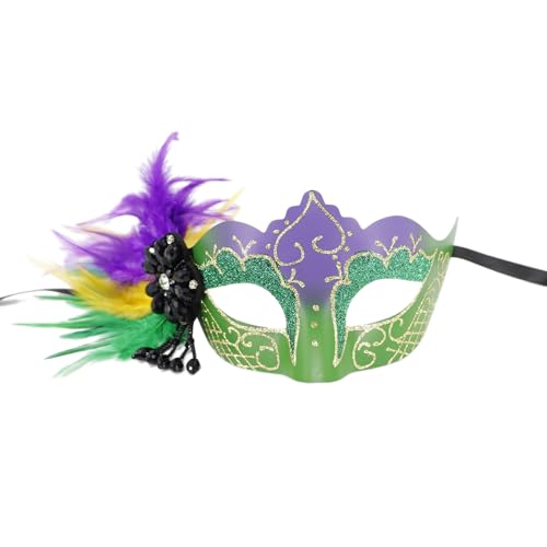 Ldabrye Masquerade Maske Halbgesicht Gefiederter Party Venezianer Halloween Mardi Gras Mardi Gras Masquerade Halloween Feather Halbgesicht Ldabrye Masquerade Maske Halbgesicht Gefiederter Party Venezianer Halloween Mardi Gras Mardi Gras Masquerade Halloween Feather Halbgesicht von Ldabrye