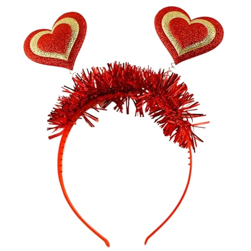 Ldabrye Pailletten-Stirnbänder für Valentinstag, Bälle, Tänzerin, Kopfschmuck für Party, Karneval, Feiern, Kopfbedeckung, Haarstyling von Ldabrye