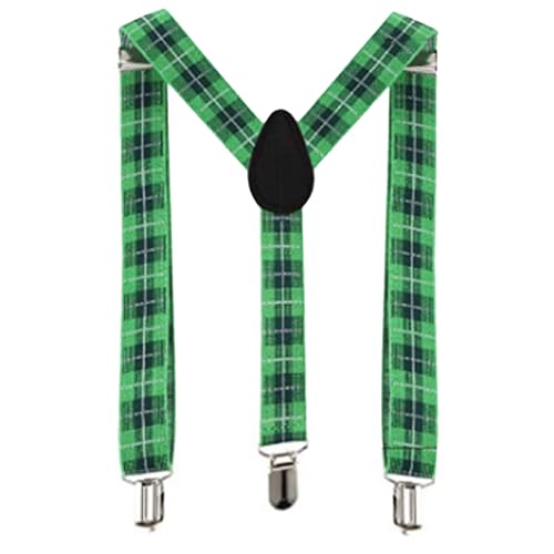Ldabrye Patricks Day Kostüm Patricks Day Kleidung Patricks Day Hut Fliege Brille Beinärmel und lange Handschuhe von Ldabrye
