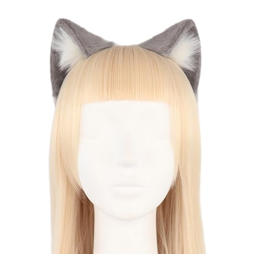 Ldabrye Pelry Wolf Kitten Cosplay Party Cartoon Cosplay Halloween Cartoon Rollenspiele Kostüm Proms Party Live Show Kopfbedeckung von Ldabrye