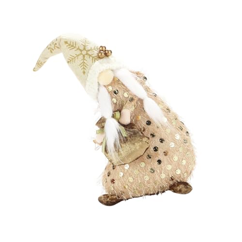 Ldabrye Santa Gnomes Weihnachten Plüschpuppen Pailletten Schneeflocke Schwedische Tomtes Gefülltes Spielzeug Für Oder Desktop Dekoration Ornament von Ldabrye