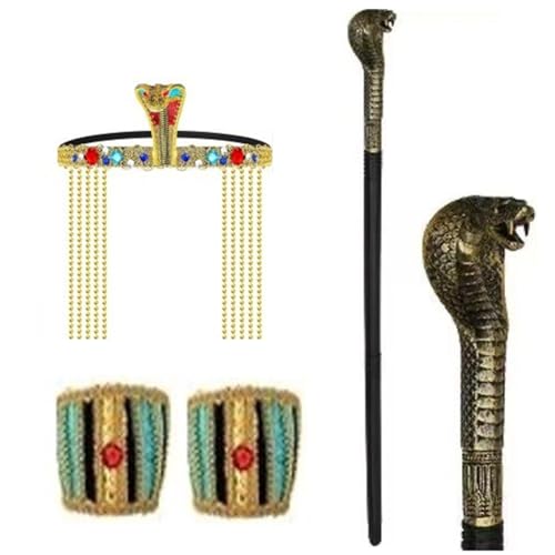 Ldabrye Schlangen Haarband Cosplay Stirnbänder Für Halloween Cosplay Queen Von Ägypt Goldenen Perlen Halloween Kopfbedeckung Ldabrye Schlangen Haarband Cosplay Stirnbänder Für Halloween Cosplay Queen Von Ägypt Goldenen Perlen Halloween Kopfbedeckung von Ldabrye