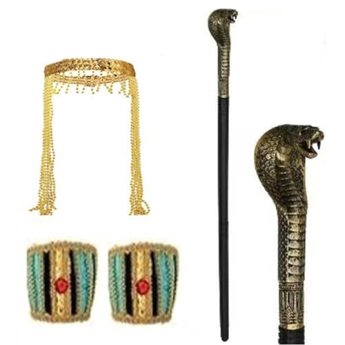 Ldabrye Schlangen Haarband Cosplay Stirnbänder Für Halloween Cosplay Queen Von Ägypt Goldenen Perlen Halloween Kopfbedeckung Ldabrye Schlangen Haarband Cosplay Stirnbänder Für Halloween Cosplay Queen Von Ägypt Goldenen Perlen Halloween Kopfbedeckung von Ldabrye