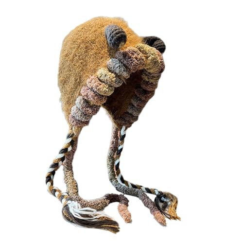 Ldabrye Stilvolle Monster-Plüsch-Hut, Bühnenauftritte, weicher Pferdeschwanz, Lolitas-Hut für Kinder und Jugendliche Ldabrye Stilvolle Monster-Plüsch-Hut, Bühnenauftritte, weicher Pferdeschwanz, Lolitas-Hut für Kinder und Jugendliche von Ldabrye