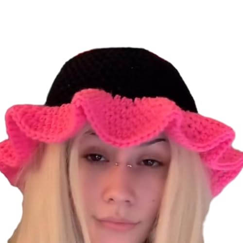 Ldabrye Stricker Kaninchenhut Neujahr Halloween Party Dekorationen Festliche Bühne Shows Langes Ohr Übergroße Hüte Kopfschmuck von Ldabrye