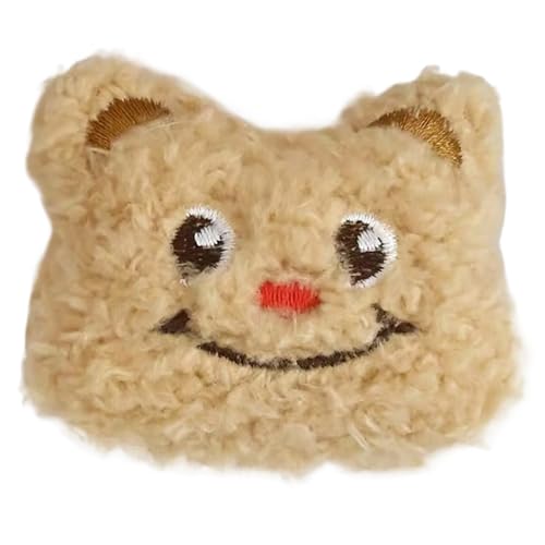 Ldabrye Süße Bär-Brosche für Fotostudio, Halloween, auffällige Requisiten für Halloween, Plüsch-Party, Alltag, Kopfbedeckung von Ldabrye