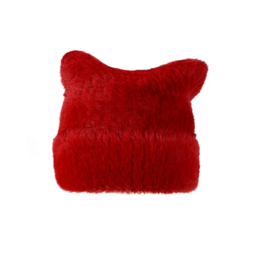 Ldabrye Übergroßer Kätzchenhut Mit Ohr Mit Festfarbhut Pelziger Cartoon Foto Requisiten Outdoor Head Wrap Für Halloween von Ldabrye