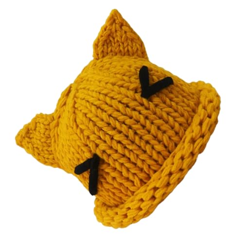 Ldabrye Übergroßer Kätzchenhut mit Ohren, einfarbig, Kinderhut, pelzig, Cartoon, Foto-Requisiten, Outdoor-Kopf-Wickelmütze für Halloween Ldabrye Übergroßer Kätzchenhut mit Ohren, einfarbig, Kinderhut, pelzig, Cartoon, Foto-Requisiten, Outdoor-Kopf-Wickelmütze für Halloween von Ldabrye