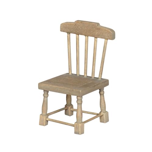 Miniatur-Puppenhäuser, Esstisch und Stühle für Puppenhäuser im Maßstab 1:12, Dekoration, Kinder, Rollenspiel, Zubehör, Holz, Puppenhäuser, Tisch von Ldabrye
