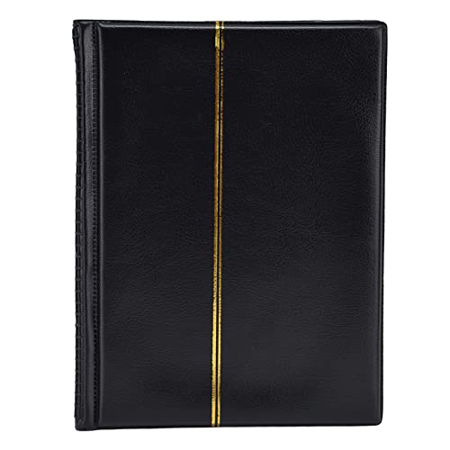 Ldafava Coin Collection Book 250 Pocket Commemorative Münzsammlung Halter Aufbewahrungsalbum Buch für Home (Schwarz) von Ldafava