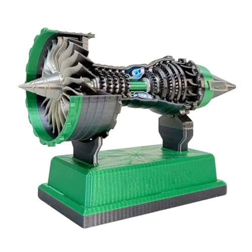 Interaktives Turbofan-Motormodell, Lernspielzeug für Teenager mit 3D-Drucktechnologie, Desktop-Display, STEM-Enthusiasten Interaktives Turbofan-Motormodell, Lernspielzeug für Teenager mit 3D-Drucktechnologie, Desktop-Display, STEM-Enthusiasten von Ldbuejiaja