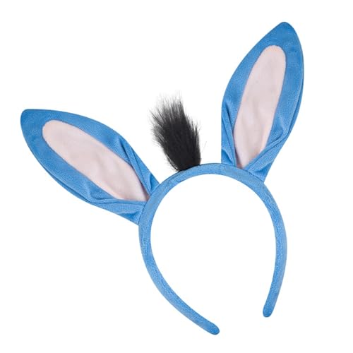 Ldbuejiaja Esel-Kostüm, Zubehör, Esel, Stirnband, Schwanz, Fliege, Rock für Kinder, Jungen, Mädchen, Teenager, Rollenspiele, Halloween, Cosplay Ldbuejiaja Esel-Kostüm, Zubehör, Esel, Stirnband, Schwanz, Fliege, Rock für Kinder, Jungen, Mädchen, Teenager, Rollenspiele, Halloween, Cosplay von Ldbuejiaja