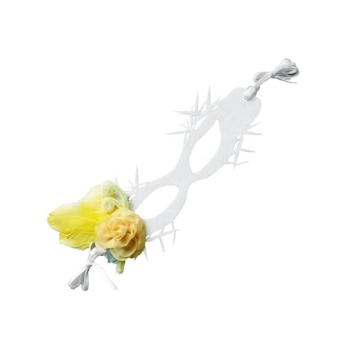 Ldbuejiaja Gefiederte Maskenaugenmaske, Blumen-Augenmaske für Damen, Cosplay, Abschlussball, Augenmaske für Maskerade, Dinner-Party Ldbuejiaja Gefiederte Maskenaugenmaske, Blumen-Augenmaske für Damen, Cosplay, Abschlussball, Augenmaske für Maskerade, Dinner-Party von Ldbuejiaja
