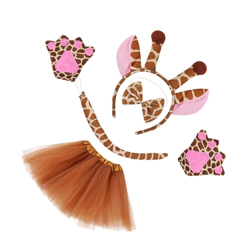 Ldbuejiaja Giraffen-Cosplay-Kostüme, Dekorationen, Zubehör, Giraffe, Verkleidung, Festival, Plüschverzierung, Giraffen-Stirnband, Cosplay-Requisiten Ldbuejiaja Giraffen-Cosplay-Kostüme, Dekorationen, Zubehör, Giraffe, Verkleidung, Festival, Plüschverzierung, Giraffen-Stirnband, Cosplay-Requisiten von Ldbuejiaja