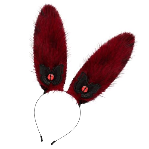 Ldbuejiaja Haarband mit langen Ohren, Plüsch-Hasen, Ohr-Haarband, Haarreif, Halloween, Cosplay, Zubehör für Frauen, Maskerade, Geburtstagsparty Ldbuejiaja Haarband mit langen Ohren, Plüsch-Hasen, Ohr-Haarband, Haarreif, Halloween, Cosplay, Zubehör für Frauen, Maskerade, Geburtstagsparty von Ldbuejiaja