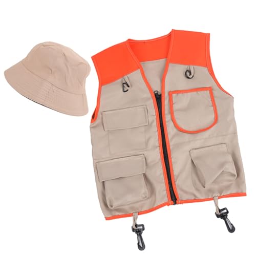 Ldbuejiaja Kinder-Set mit Safaris-Weste, Hut für 4–6 Jahre alte Jungen, Mädchen, Kinder, Safaris-Kostüme, STEM, Outdoor-Entdecker-Kits Ldbuejiaja Kinder-Set mit Safaris-Weste, Hut für 4–6 Jahre alte Jungen, Mädchen, Kinder, Safaris-Kostüme, STEM, Outdoor-Entdecker-Kits von Ldbuejiaja