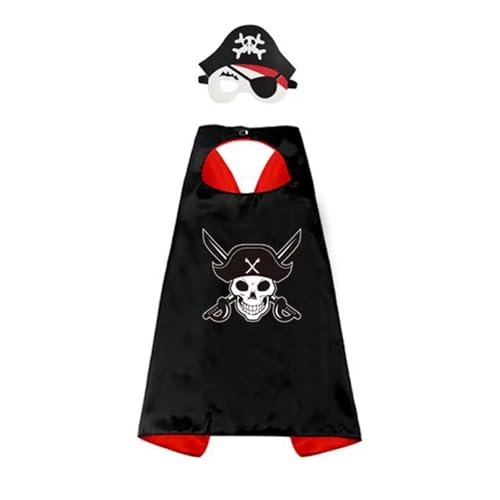 Ldbuejiaja Kinder-Skelett-Umhang mit Cosplay, Piratenkostüm-Set für Mottoparty, Cosplay, Party, Kindergeburtstag Ldbuejiaja Kinder-Skelett-Umhang mit Cosplay, Piratenkostüm-Set für Mottoparty, Cosplay, Party, Kindergeburtstag von Ldbuejiaja