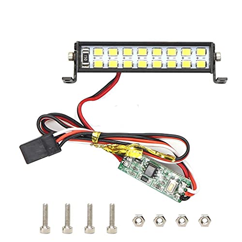 Ldbuejiaja Light 16 LED Leuchten Für CAR SCX10 REDCAT HSP HPI 1/10 1/8 Scale Truck Dachlampe von Ldbuejiaja