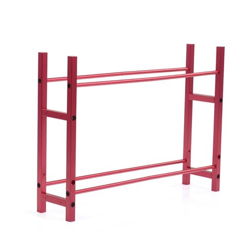 Ldbuejiaja Model Metal Tire Storage Rack Upgrade Werkzeugmodellauto Rack Für Crawler Car Toy Toy Car Für SCX10 WHREB RAST von Ldbuejiaja