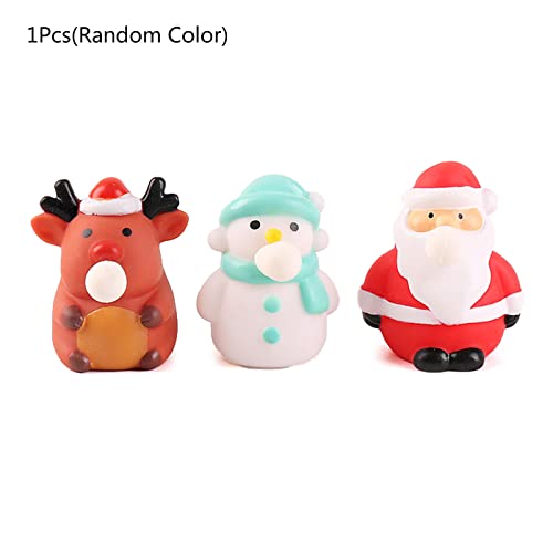 Ldbuejiaja Nettes Weihnachtsspielzeug Santa Antistress Tool Squeeze Soft Stress Relief Lustige Zappel Spielzeug Kinder Dekompress von Ldbuejiaja