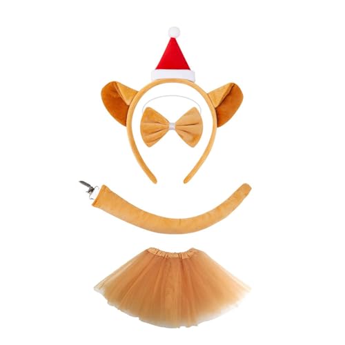 Ldbuejiaja Rollenspiel-Outfit für Kinder, Katzen, Schwanz, Stirnband, Fliege, Rock, Katzen, Tierkostüm, Zubehör für Kinder, Halloween, Rollenspiele Ldbuejiaja Rollenspiel-Outfit für Kinder, Katzen, Schwanz, Stirnband, Fliege, Rock, Katzen, Tierkostüm, Zubehör für Kinder, Halloween, Rollenspiele von Ldbuejiaja