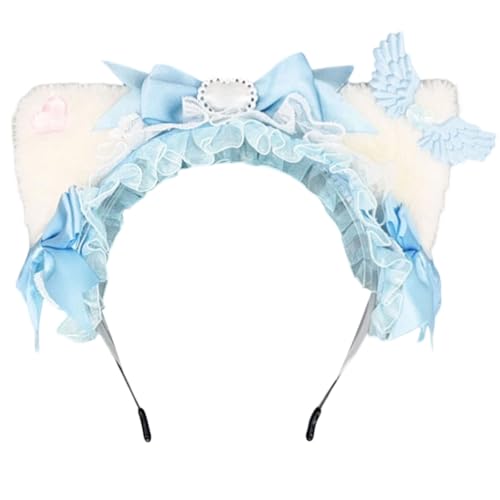 Ldbuejiaja Schleifenhaarbänder, bezaubernde Foto-Requisiten, Halloween, Anime-Haarbänder, Party-Kopfschmuck, lustige Stirnbänder für Musikfestivals Ldbuejiaja Schleifenhaarbänder, bezaubernde Foto-Requisiten, Halloween, Anime-Haarbänder, Party-Kopfschmuck, lustige Stirnbänder für Musikfestivals von Ldbuejiaja