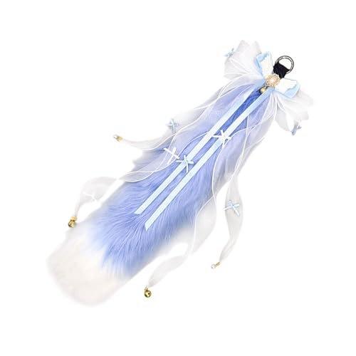 Ldbuejiaja Tier-Cosplay-Kostüm, Kunstpelze, Wolf, Katzen, Füchse, flauschiger Schwanz, Katzen, Ohren, Stirnbänder, Halloween-Party, Kostümzubehör von Ldbuejiaja