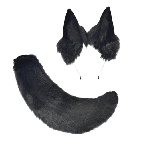 Ldbuejiaja Tier-Cosplay-Kostüme, Katzenohren, Füchse, Schwanz, Kunstpelze, Tierohren, Haarreif, Füchse, Schwanz, Halloween, Party-Requisiten Ldbuejiaja Tier-Cosplay-Kostüme, Katzenohren, Füchse, Schwanz, Kunstpelze, Tierohren, Haarreif, Füchse, Schwanz, Halloween, Party-Requisiten von Ldbuejiaja