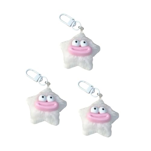 Niedlicher Plüsch-Schlüsselanhänger mit Wurstlippen und Stern, tragbar, ideal für Taschen oder Schlüssel, Karnevalspreise Niedlicher Plüsch-Schlüsselanhänger mit Wurstlippen und Stern, tragbar, ideal für Taschen oder Schlüssel, Karnevalspreise von Ldbuejiaja