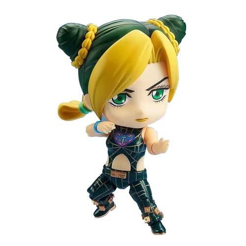 Ldruieu Cujoh Jolyne Actionfigur-Cujoh Jolyne Bewegliches und austauschbares Zubehör 10cm PVC Sammlerstück Q Version Figuren Desktop Dekoration von Ldruieu