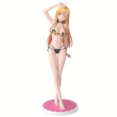 Ldruieu My Dress-Up Darling Anime Figuren Sexy Kitagawa Marin Figur 23cm PVC Sammlerstück Actionfiguren Desktop Dekoration Ornamente Geschenke für Anime Fans von Ldruieu