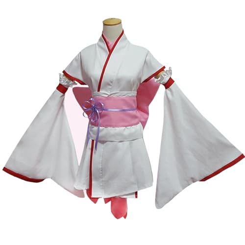 Ldruieu Re:0 Cosplay Kostüm Ram&Rem Anime Cosplay Kimono Halloween Kostüm Karneval Party Bühnenauftritt Kimono Set Geschenke für Anime Fans von Ldruieu