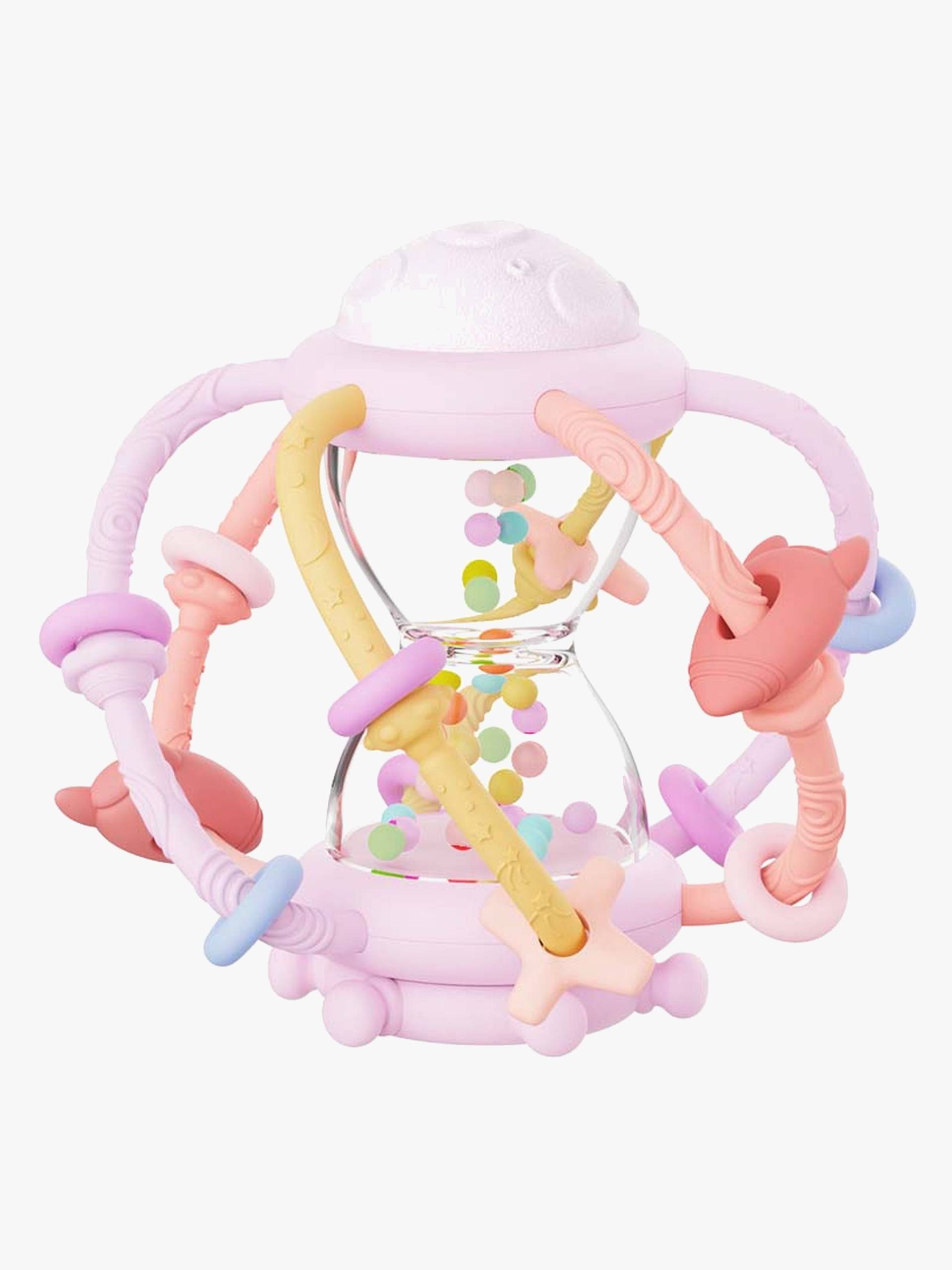 Le Toft Hour Glass Rassel, Rosa, Babyspielzeug Le Toft Hour Glass Rassel, Rosa, Babyspielzeug von Le Toft