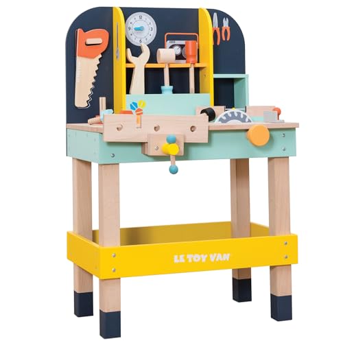 Le Toy Van – Autos & Baustelle-Spielset Alexs Werkbank aus Holz | Lustiges Heimwerkerset für Rollenspiel | Holzwerkzeuge-Rollenspiel für Kinder – Geeignet für Kinder ab 3 Jahren Le Toy Van – Autos & Baustelle-Spielset Alexs Werkbank aus Holz | Lustiges Heimwerkerset für Rollenspiel | Holzwerkzeuge-Rollenspiel für Kinder – Geeignet für Kinder ab 3 Jahren von Le Toy Van