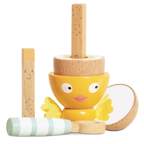 Le Toy Van – Honeybake Küchen-Rollenspiel Eierbecher-Set „Chicky - Chick“ aus Holz | Rollenspiel für Kinder Küchenzubehör Le Toy Van – Honeybake Küchen-Rollenspiel Eierbecher-Set „Chicky - Chick“ aus Holz | Rollenspiel für Kinder Küchenzubehör von Le Toy Van