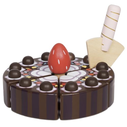 Le Toy Van – Honeybake Schokokuchen Rollenspiel aus Holz für Kinder | Für Mädchen & Jungen Rollenspiel mit Geburtstagskuchen oder Nachmittagstee Le Toy Van – Honeybake Schokokuchen Rollenspiel aus Holz für Kinder | Für Mädchen & Jungen Rollenspiel mit Geburtstagskuchen oder Nachmittagstee von Le Toy Van
