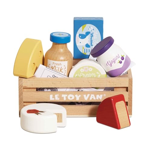 Le Toy Van – Honeybee Market Eier & Milch-Kiste aus Holz | Supermarkt-Rollenspiel Lebensmittelladen Le Toy Van – Honeybee Market Eier & Milch-Kiste aus Holz | Supermarkt-Rollenspiel Lebensmittelladen von Le Toy Van