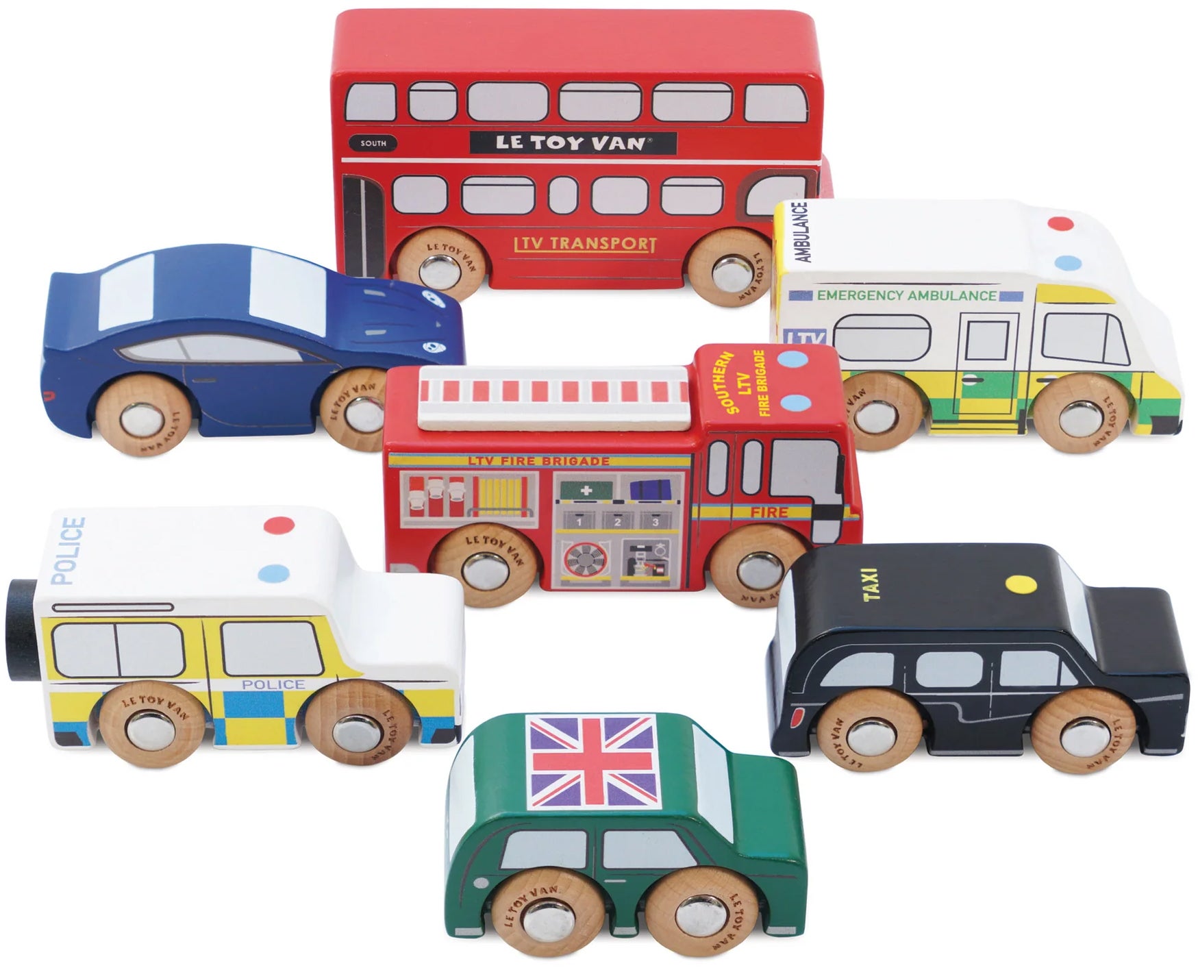 Le Toy Van London Autoset 7 Teile Le Toy Van London Autoset 7 Teile von Le Toy Van