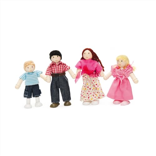Le Toy Van - Ma Famille mit 4 Puppen - Holz, Stoff - P053 von Le Toy Van