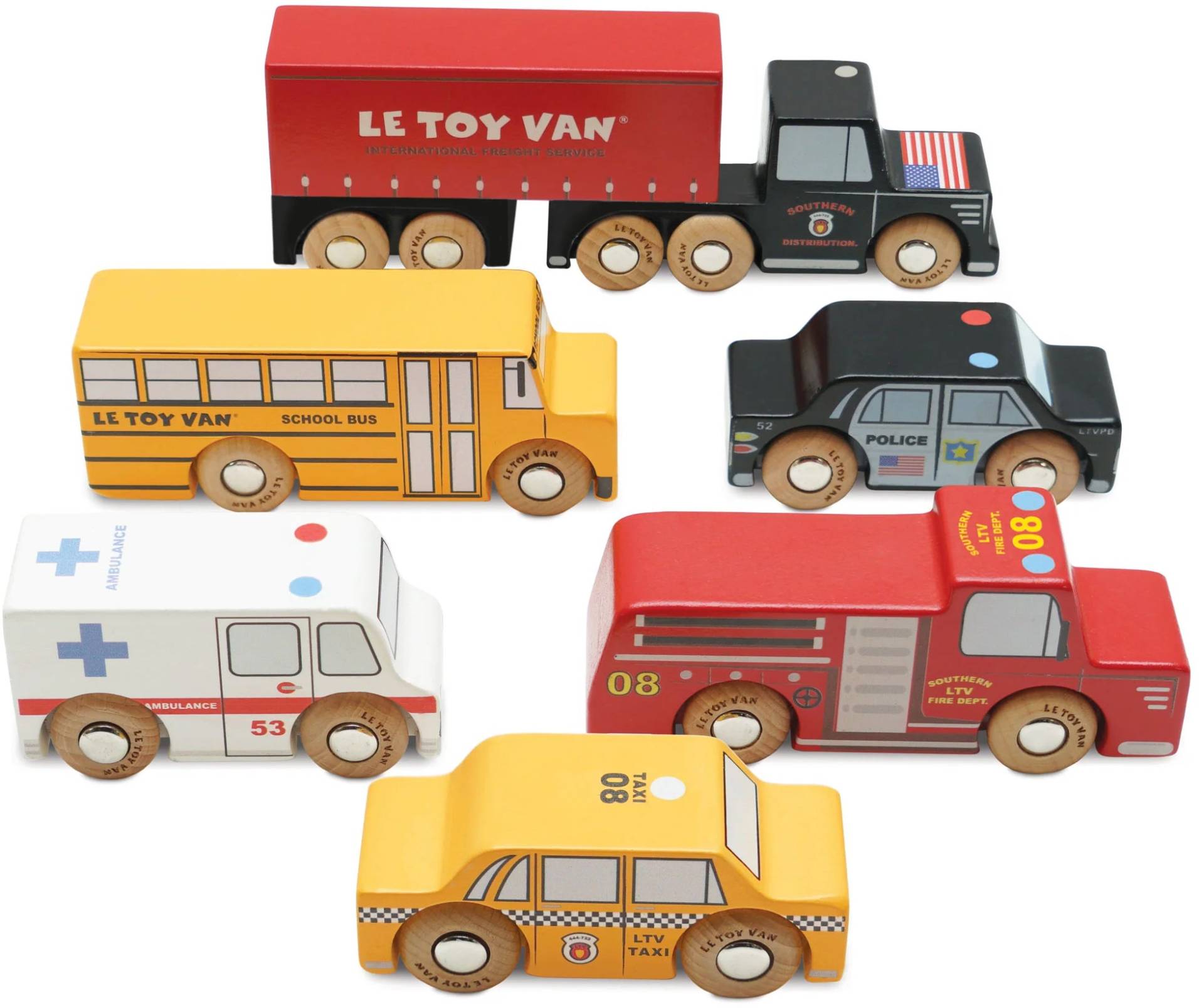 Le Toy Van New York Autoset 6 Teile Le Toy Van New York Autoset 6 Teile von Le Toy Van