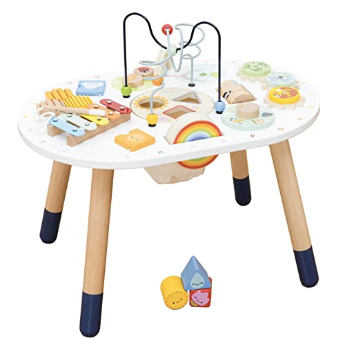 Le Toy Van - PL137 - Multiaktivitätstisch für Kinder, geeignet ab 18 Monaten, Montessori-Multispieltisch, ökologisches Spiel, Sinnesspiele, 12 Aktivitäten, aus FSC-zertifiziertem Holz, Petilou Le Toy Van - PL137 - Multiaktivitätstisch für Kinder, geeignet ab 18 Monaten, Montessori-Multispieltisch, ökologisches Spiel, Sinnesspiele, 12 Aktivitäten, aus FSC-zertifiziertem Holz, Petilou von Le Toy Van