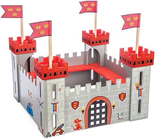 Le Toy Van – Pädagogisches Castles Collection Rollenspiel „Meine erste Ritterburg“ aus Holz – Rot | Ritterburg Spielset aus Holz für Kinder Modellburg für Mädchen & Jungen | TV256 Le Toy Van – Pädagogisches Castles Collection Rollenspiel „Meine erste Ritterburg“ aus Holz – Rot | Ritterburg Spielset aus Holz für Kinder Modellburg für Mädchen & Jungen | TV256 von Le Toy Van