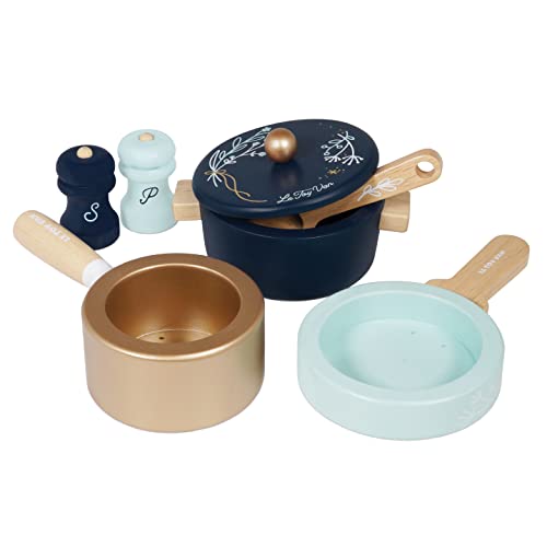 Le Toy Van – Pädagogisches Honeybake Küchen-Rollenspiel Töpfe & Pfannen Kochset aus Holz | Rollenspiel für Kinder Küchenzubehör Le Toy Van – Pädagogisches Honeybake Küchen-Rollenspiel Töpfe & Pfannen Kochset aus Holz | Rollenspiel für Kinder Küchenzubehör von Le Toy Van