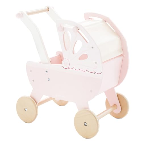 Le Toy Van – Pädagogisches Rollenspiel schöner Puppenkinderwagen „Süße Träume“ aus Holz | Für Mädchen & Jungen Rollenspiel Kinderwagen Spielset – Geeignet für Kinder ab 3 Jahren Le Toy Van – Pädagogisches Rollenspiel schöner Puppenkinderwagen „Süße Träume“ aus Holz | Für Mädchen & Jungen Rollenspiel Kinderwagen Spielset – Geeignet für Kinder ab 3 Jahren von Le Toy Van