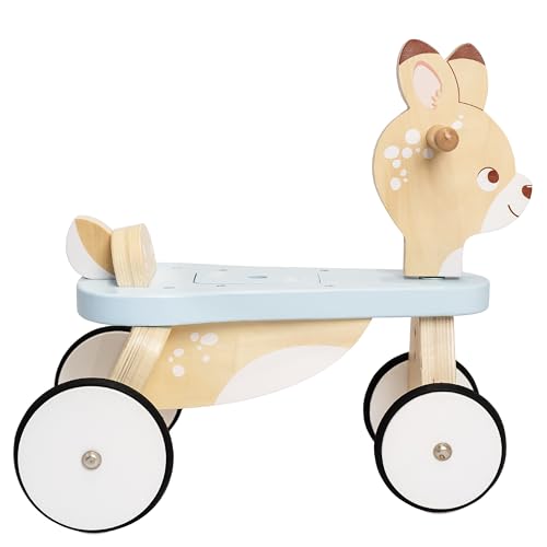 Le Toy Van - Petilou Wooden Ride On Deer Push Along Toy for Toddlers, Suitable for Boy Or Girl 1 Year Old + von Le Toy Van