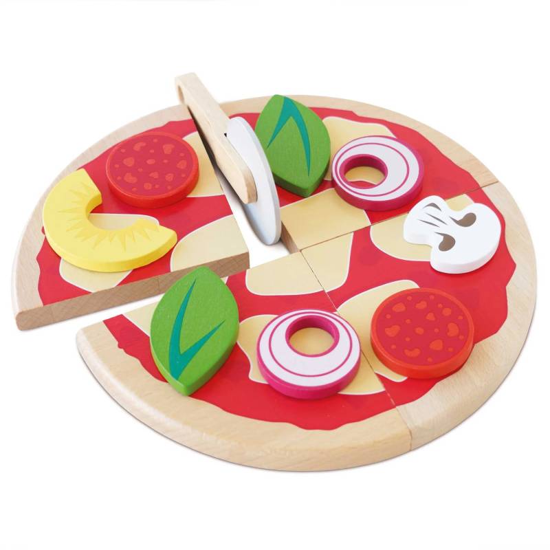 Le Toy Van Pizza &  Toppings mit Pizzaschneider von Le Toy Van