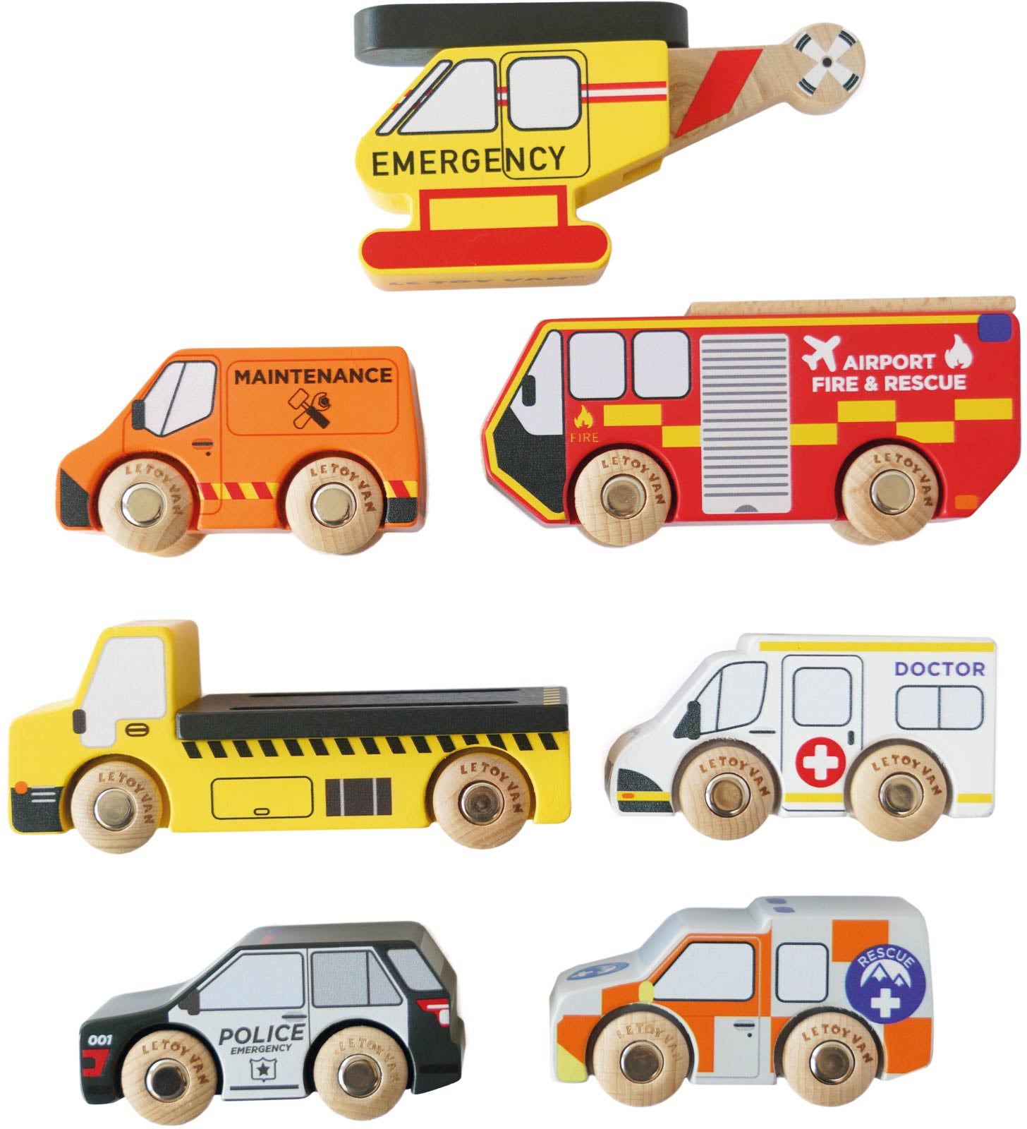 Le Toy Van Rettungshubschrauber & Rettungsfahrzeuge Le Toy Van Rettungshubschrauber & Rettungsfahrzeuge von Le Toy Van