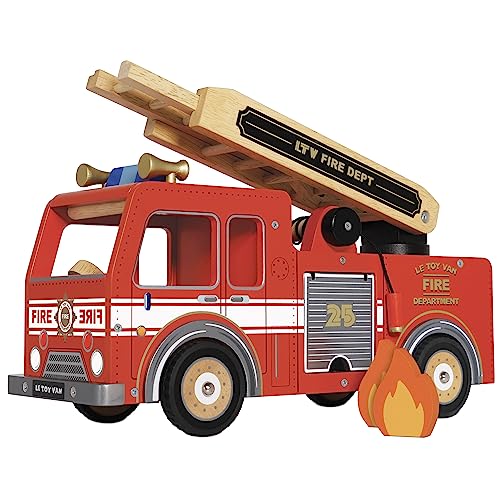 Le Toy Van – Rollenspiel Feuerwehrwagen Spielset aus Holz | Feuerwehrmann-Spielset – Geeignet für Kinder ab 3 Jahren Le Toy Van – Rollenspiel Feuerwehrwagen Spielset aus Holz | Feuerwehrmann-Spielset – Geeignet für Kinder ab 3 Jahren von Le Toy Van