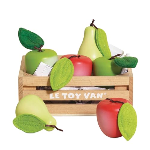 Le Toy Van - TV191 - Lernspiel für Kinder ab 2 Jahren, Obstkiste, Holzspielzeug Äpfel und Birnen, Montessori-Spielzeug, ökologisches Spiel aus FSC-Holz und Farben auf Wasserbasis Le Toy Van - TV191 - Lernspiel für Kinder ab 2 Jahren, Obstkiste, Holzspielzeug Äpfel und Birnen, Montessori-Spielzeug, ökologisches Spiel aus FSC-Holz und Farben auf Wasserbasis von Le Toy Van