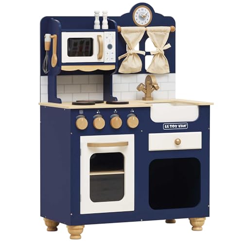 Le Toy Van - TV325 - Spielzeug-Küchen-Lernspiel für Kinder ab 3 Jahren, Montessori, ökologisches Holzspielzeug, mit Küchenutensilien, Backofen und Mikrowelle, komplette Küche Oxford Le Toy Van - TV325 - Spielzeug-Küchen-Lernspiel für Kinder ab 3 Jahren, Montessori, ökologisches Holzspielzeug, mit Küchenutensilien, Backofen und Mikrowelle, komplette Küche Oxford von Le Toy Van